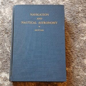 Dutton Blue Coffee Table Book on Navigation and Nautical Astronomy